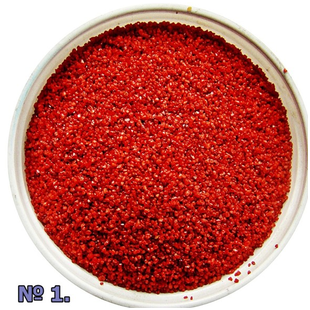 Декоративный цветной песок "Красный", 1850 гр